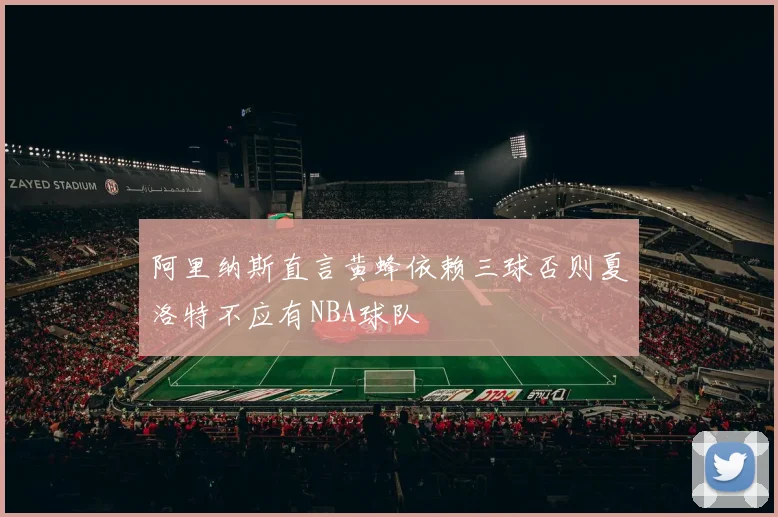 阿里纳斯直言黄蜂依赖三球否则夏洛特不应有NBA球队